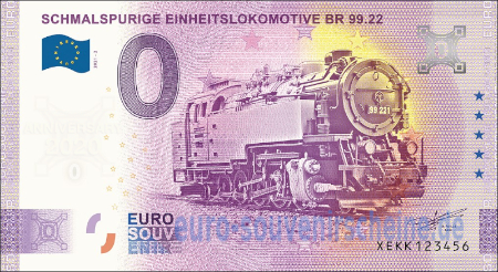 XEKK-2021-2 SCHMALSPURIGE EINHEITSLOKOMOTIVE BR 99.22 