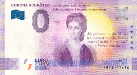 XETJ-2021-1 CORONA SCHRÖTER 14.01.1751 GUBEN - 23.08.1802 ILMENAU