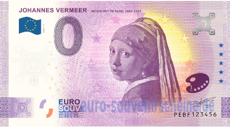 PEBF-2021-1 JOHANNES VERMEER MEISJE MET DE PAREL 1665-1667