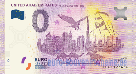 FEAD-2019-1 UNITED ARAB EMIRATES YEAR OF ZAYED 1918 - 2018